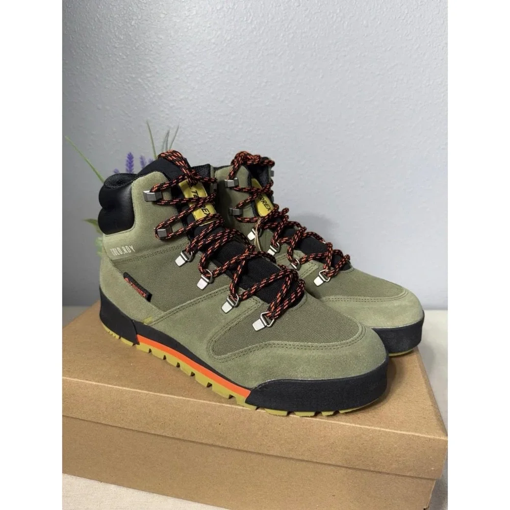 Adidas Terrex Snowpitch C.RDY Mens Hiking Boots Olive Green GW4065 Size 8.5